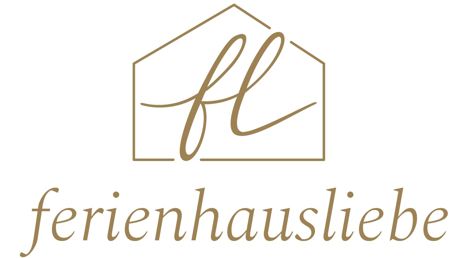Ferienhausliebe Logo gold